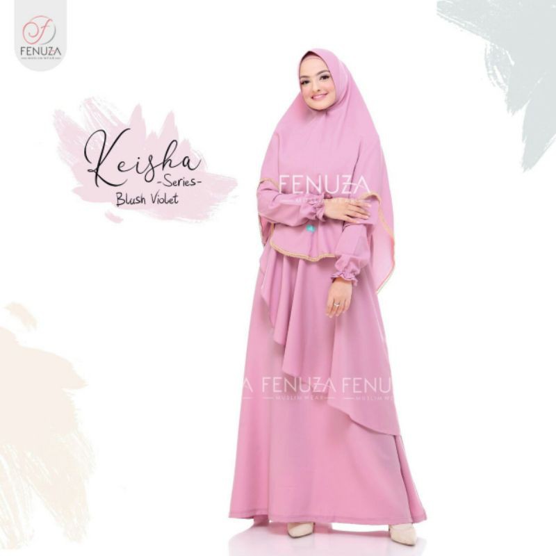 Fenuza Gamis Polos Keisha Dress