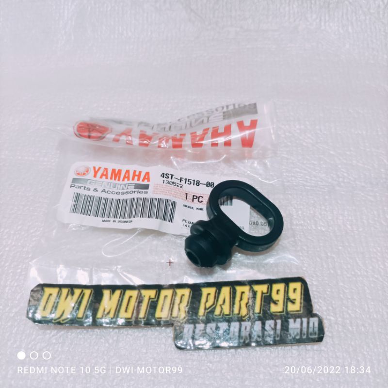 KARET GROMET KABEL SPIDO DI SPAKBOR DEPAN 4ST NOUVO LELE GEAR 125 ORIGINAL YAMAHA