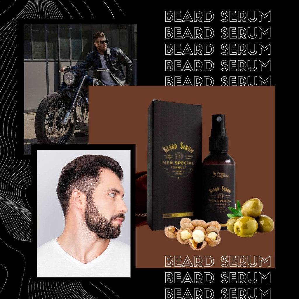 Penumbuh Brewok - Serum Penumbuh Kumis Jambang Jenggot Alis Cepat