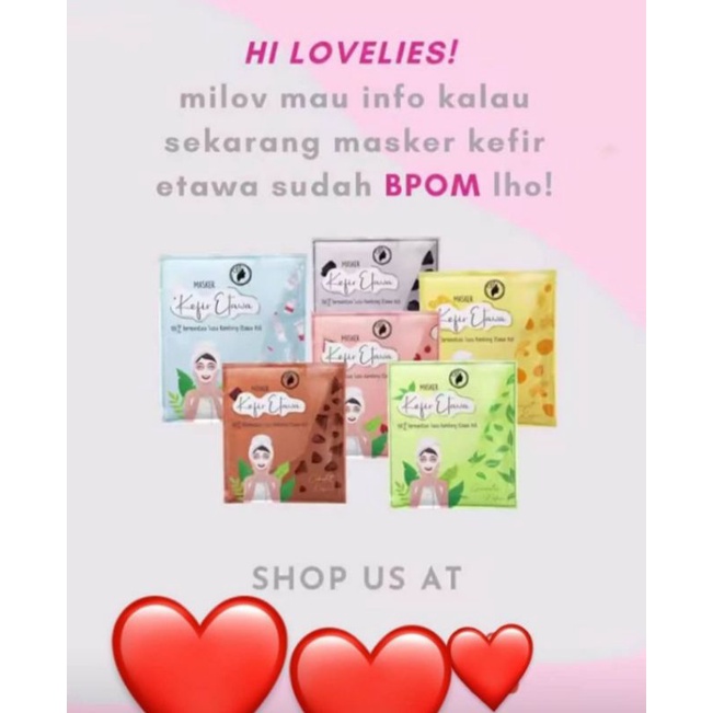 masker kefir nature lovely
