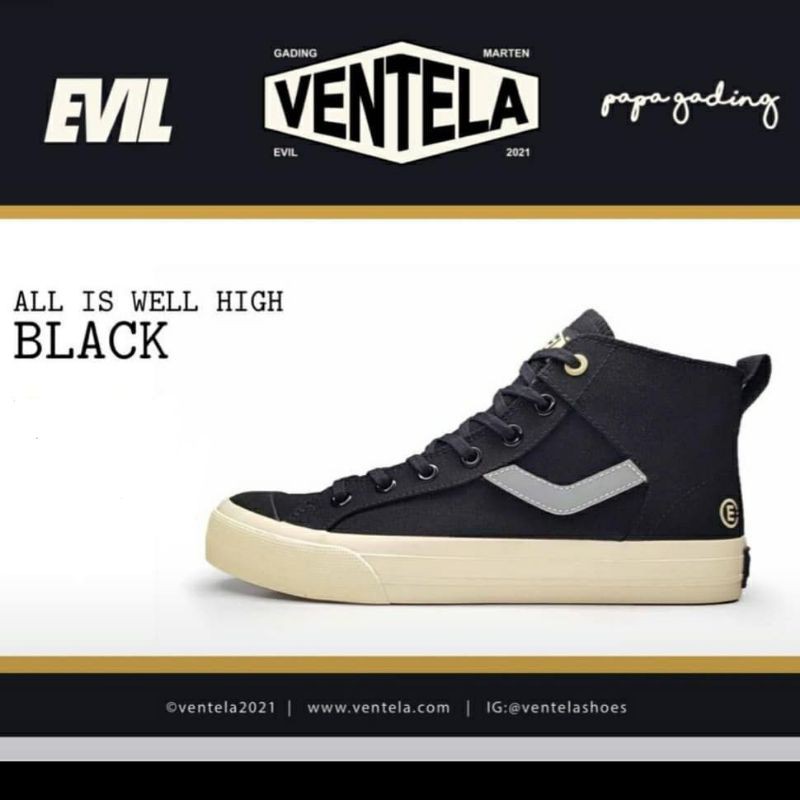 SEPATU VENTELA X EVIL ALL IS WELL HIGH