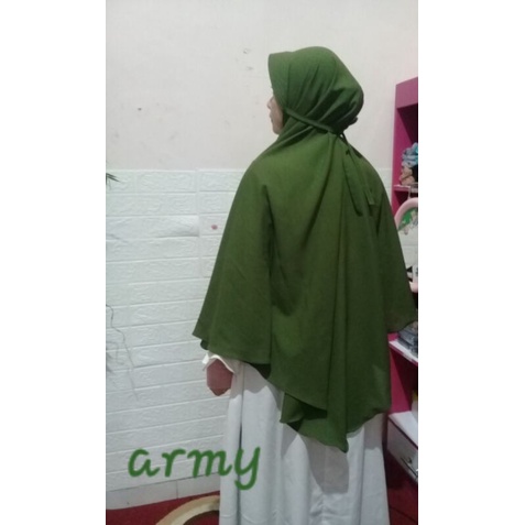 Bergo Khimar pet tali jumbo diamond premium