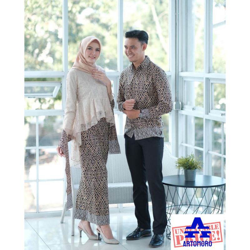 Batik Couple Savana Ruffle Batik Couple Ori Ndoro Jowi Dnt Garansi Termurah -