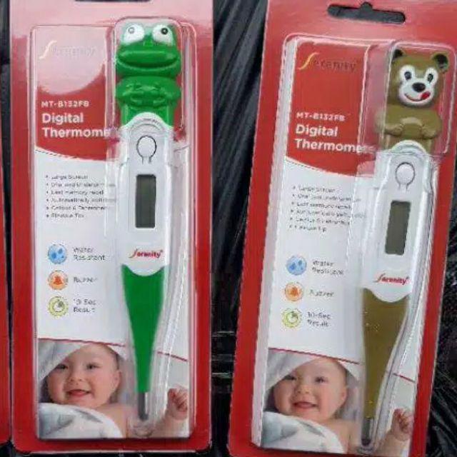 Termometer Thermometer Digital  Bayi Anak Anak Karakter Hewan Kesehatan Serenity