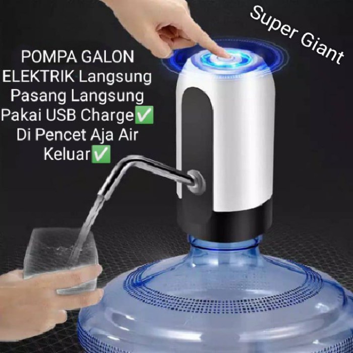 Pompa Galon/Pompa Galon Usb Recharge/Pompa Aqua Galon Portable