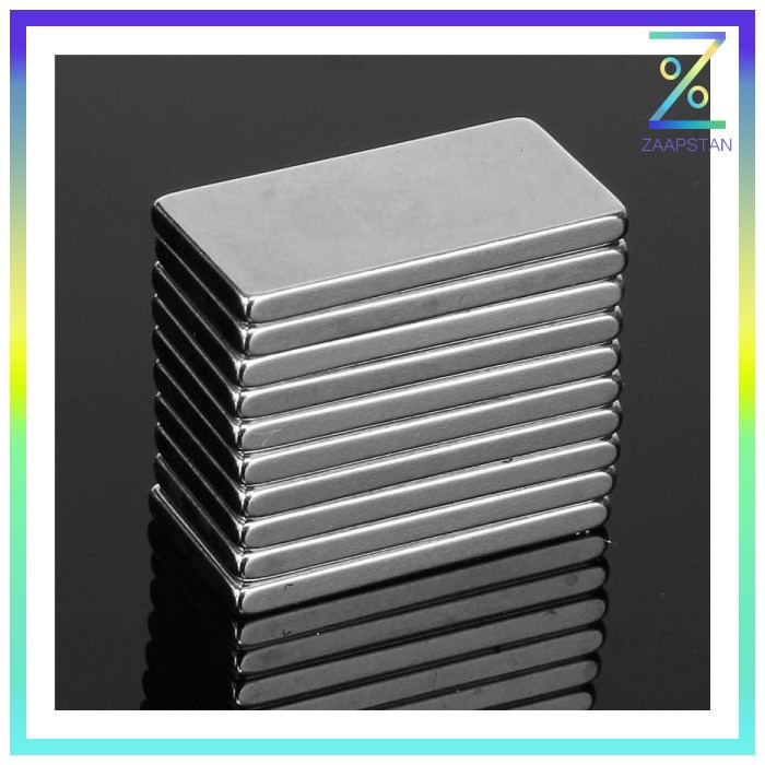 Strong Neodymium Magnet NdFeB N35 10 PCS - MAG1 - Silver