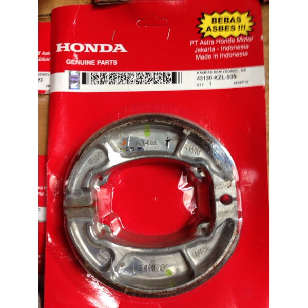 Kanvas Rem belakang matik Honda