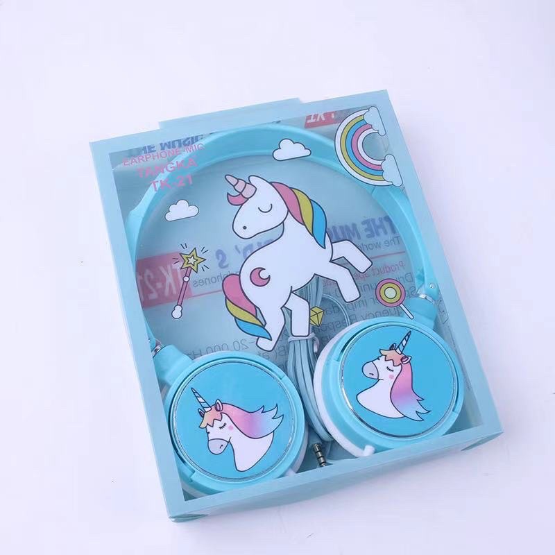 Headset lucu unicorn Headphone bando anak / dewasa TK-21