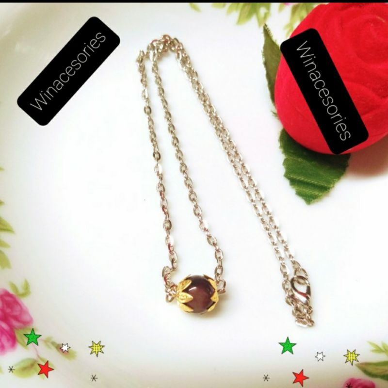 Kalung wanita + Liontin simple