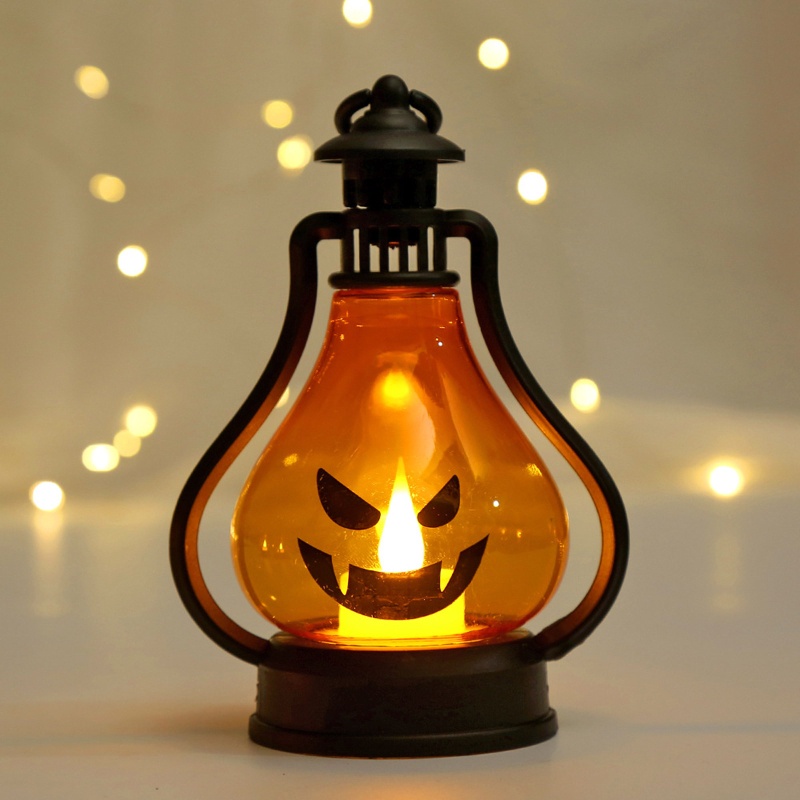 zzz Halloween Led  Light Kids Toys Vintage Castle Pumpkin Ghost Portable LED