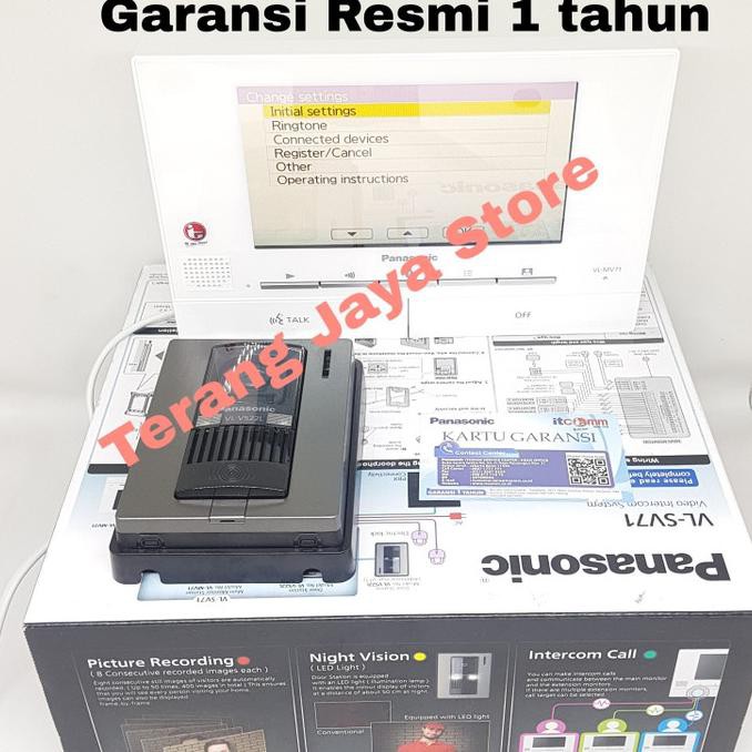 Video Intercom System Panasonic Vl-Sv71Bx Video Door Phone Panasonic