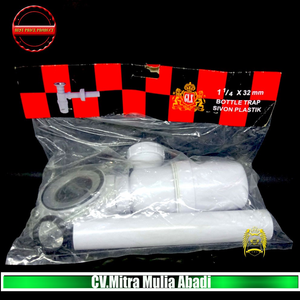 SIFON SIVON PVC PEMBUANGAN AIR WASTAFEL BOTTLE TRAP