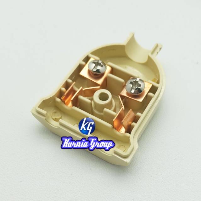 Steker Contra Putih DAIKEN Jek Female Gepeng Jack Cewek buat sambungan Jeck Male Stecker Colokan