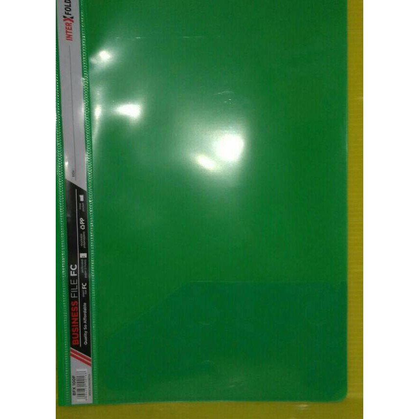 

Inter X Folder Business File F4 - Hijau (Pak 12 Pcs)