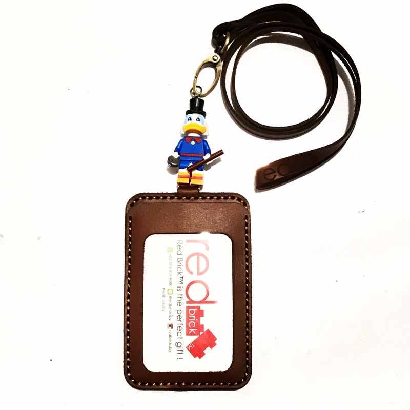 

LEGO Scrooge McDuck Name Tag Genuine Leather