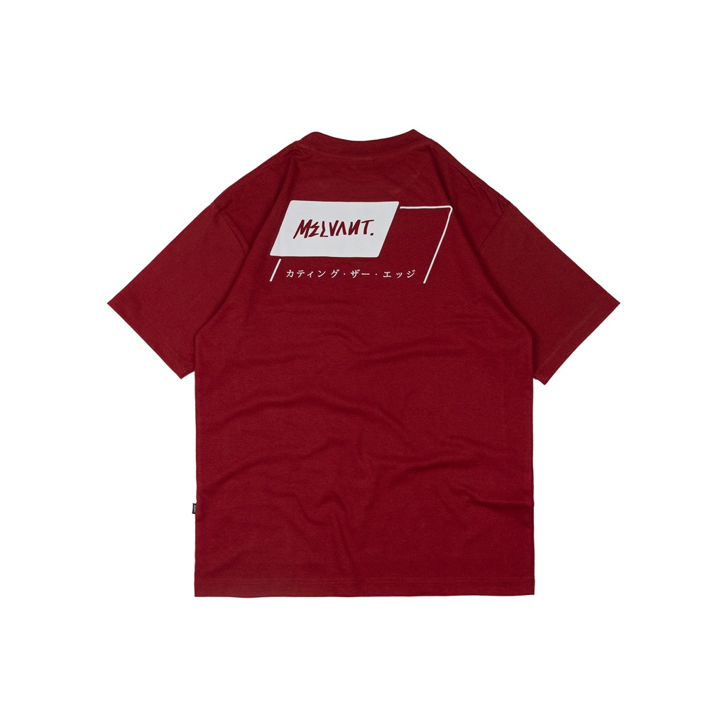 MTS DELGADO MAROON - TSHIRT LAKI-LAKI