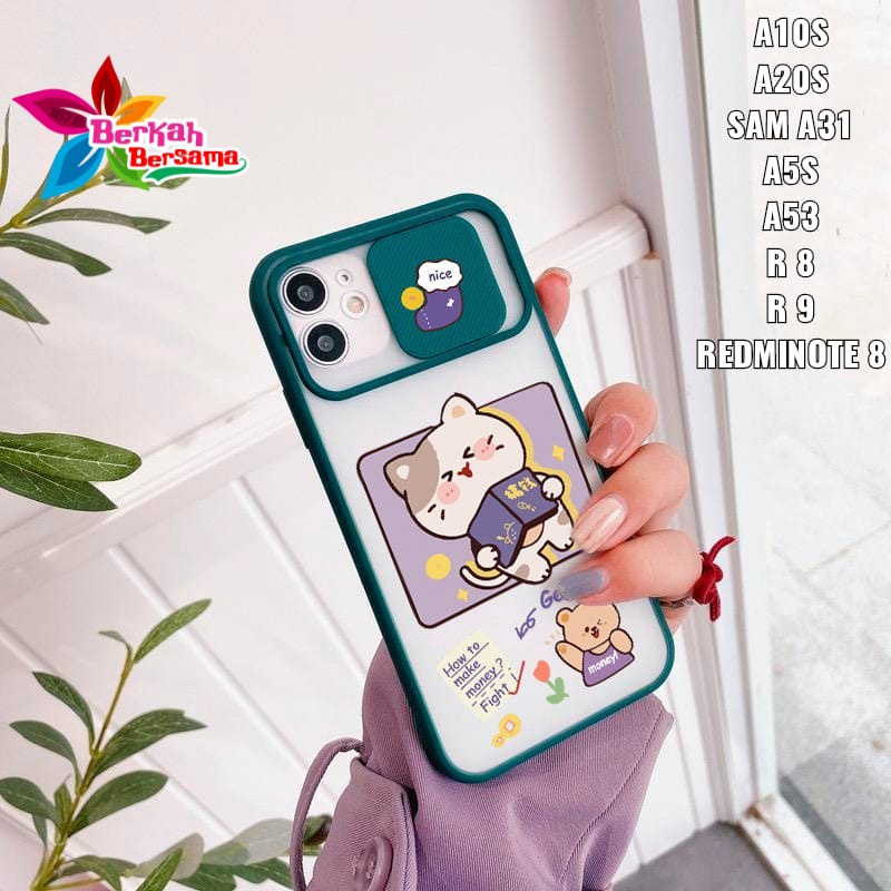 SS069 CASE SLIDE KARAKTER OPPO A83 F7 F5 A5S F9 A7 A12 A11K A3S A16 A54 A15 A37 NEO 9 A53 A33 2020 BB5521