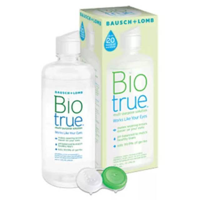 biotrue cairan pembersih softlen mps 300 ml anti bakteri bio true