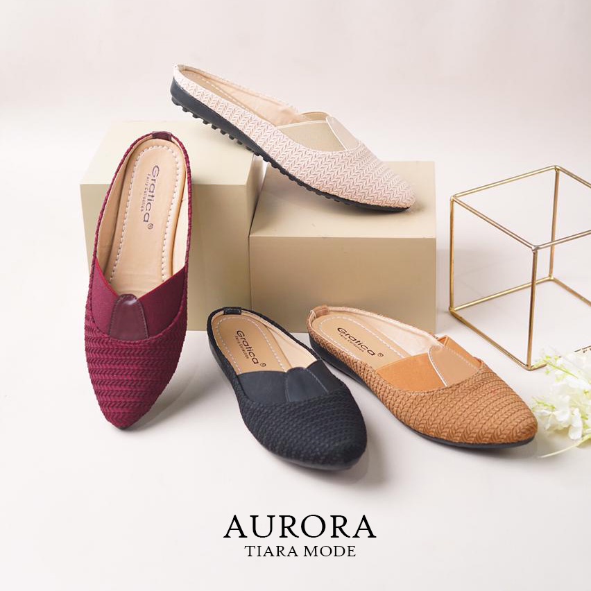 Sendal Mules Wanita Terbaru AURORA