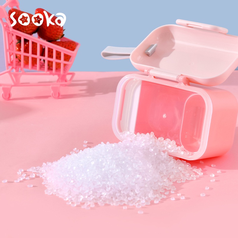 SOOKA Kotak Penyimpanan Susu Bubuk Bayi + Sendok Sealed Anti Tumpah BPA Free SK-ECC1073