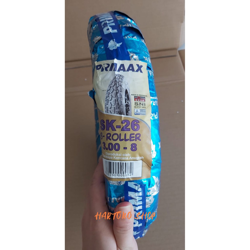 Ban Luar Gerobak ARTCO ARKO ARCO 300-8 / Ban Luar Motor VESPA ring 8 merek PRIMAXX