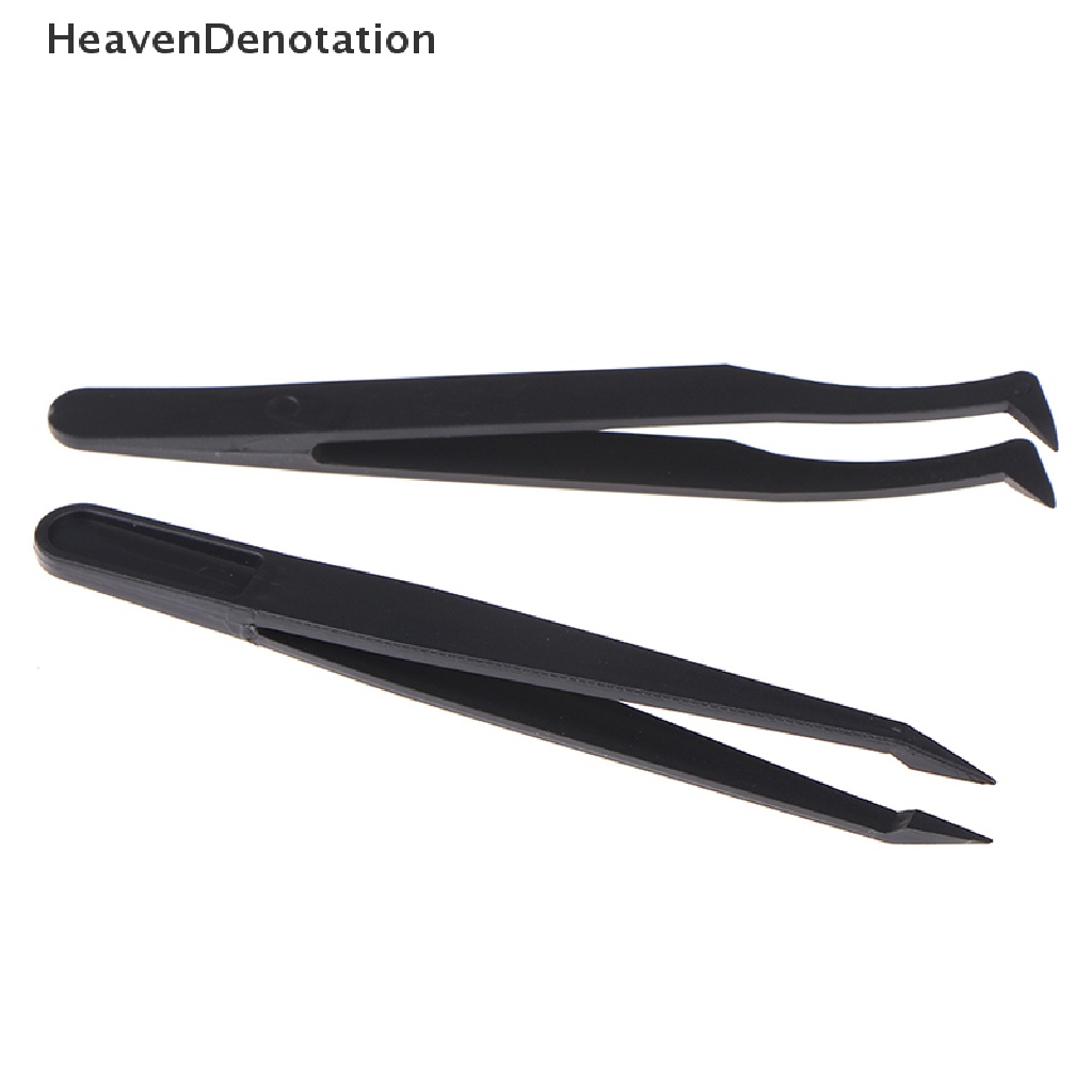 [HeavenDenotation] Curved Straight Tip Forceps Diamond Painting Tweezers Plastic Picking Tweezers