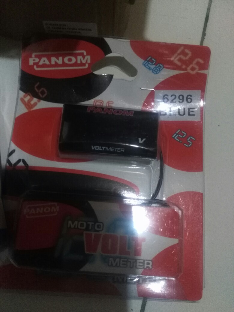 Voltmeter Mini Led Digital - Anti Air