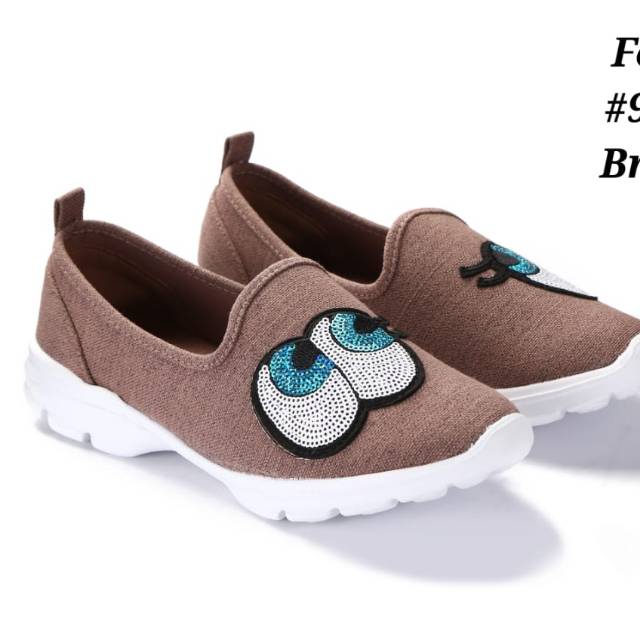 SNEAKERS WANITA IMPORT // Sneakers Jeans Fendi   #983-F