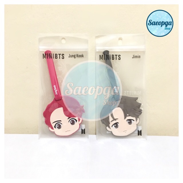 BTS - LUGGAGE TAG HOUSE OF BTS POP UP STORE OFFICIAL MERCHANDISE
