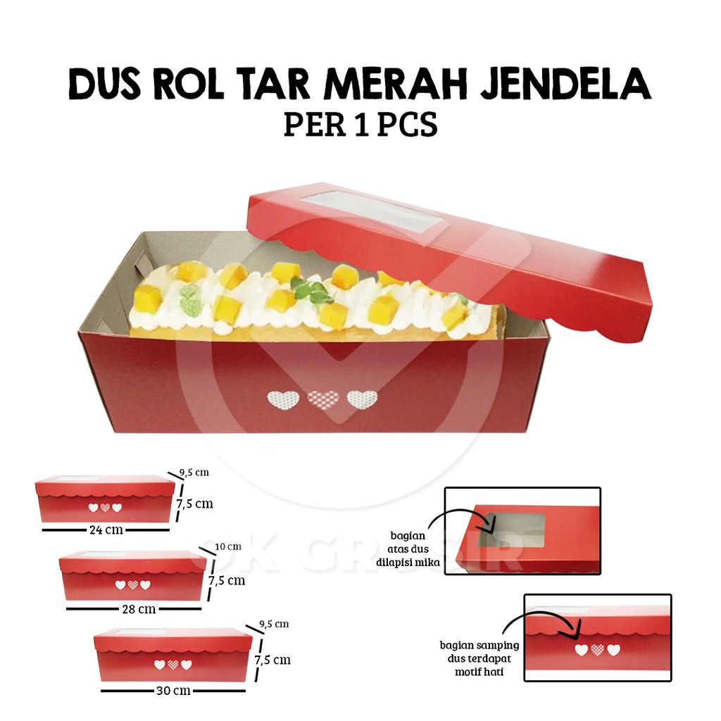 

Dus Rol Tar Merah Jendela 3 Varian Ukuran [ Dijual Per 1 Pcs ]