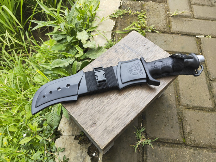 (STR56) PISAU SANGKUR KOMANDO BLACK KING COBRA murah