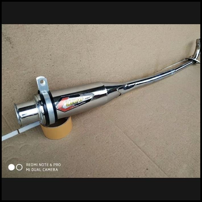 Knalpot Racing Full Chrome Kharisma/Blade/Revo Absolute/Revo Lama