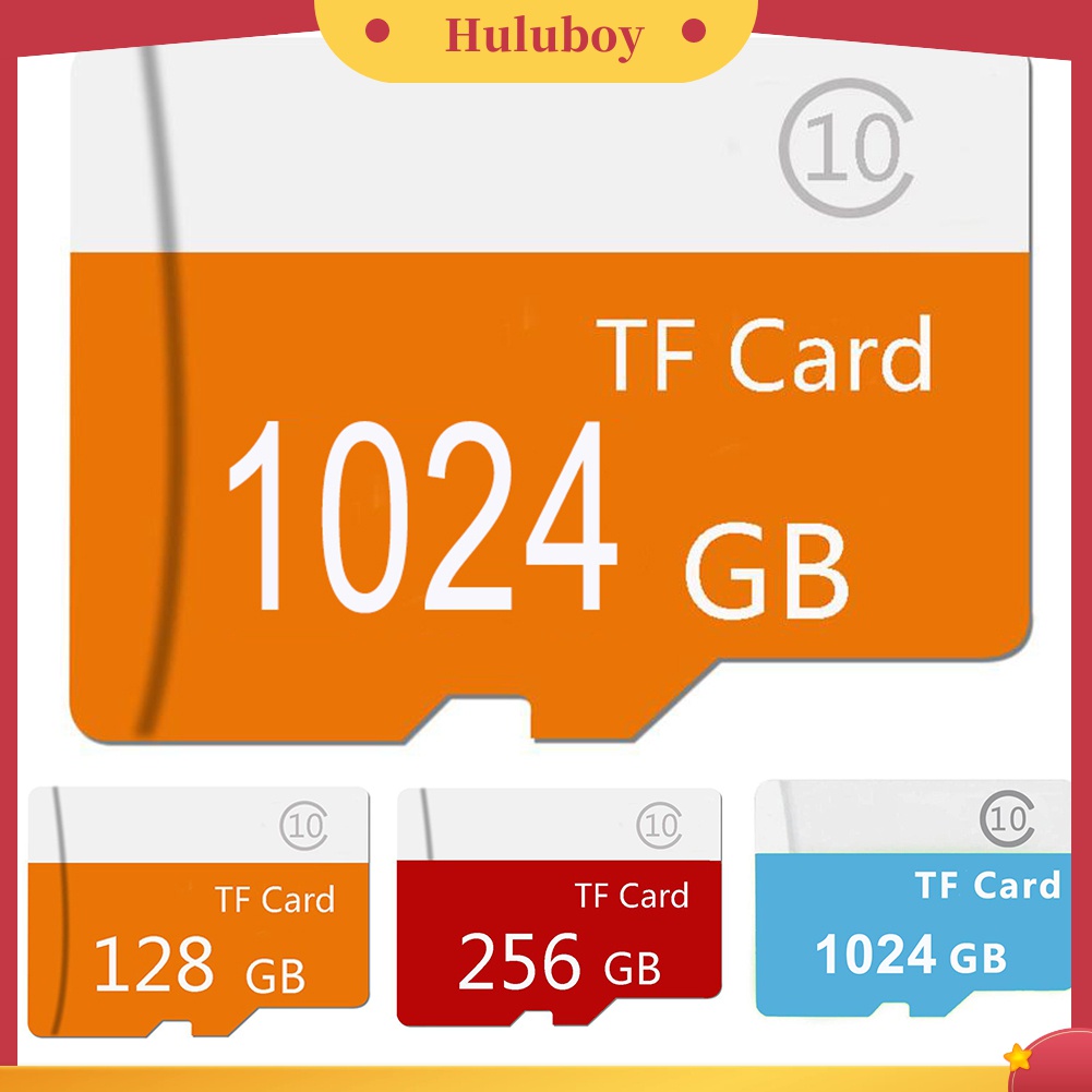 (Huluboy) Memory Card TF Micro Secure Digital 128 / 256 / 512 / 1T Untuk Handphone / Tablet / Kamera