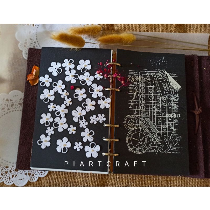 

flower (isi 30 include pearl / mutiara ) - Dies cut / cut dies DIY Scrapbook / journal / hiasan bible journal