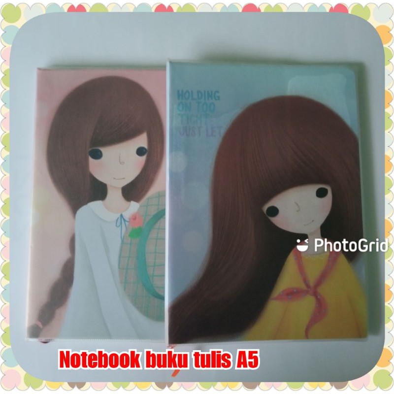 

Notebook buku tulis A5 sampul keras 90 lembar