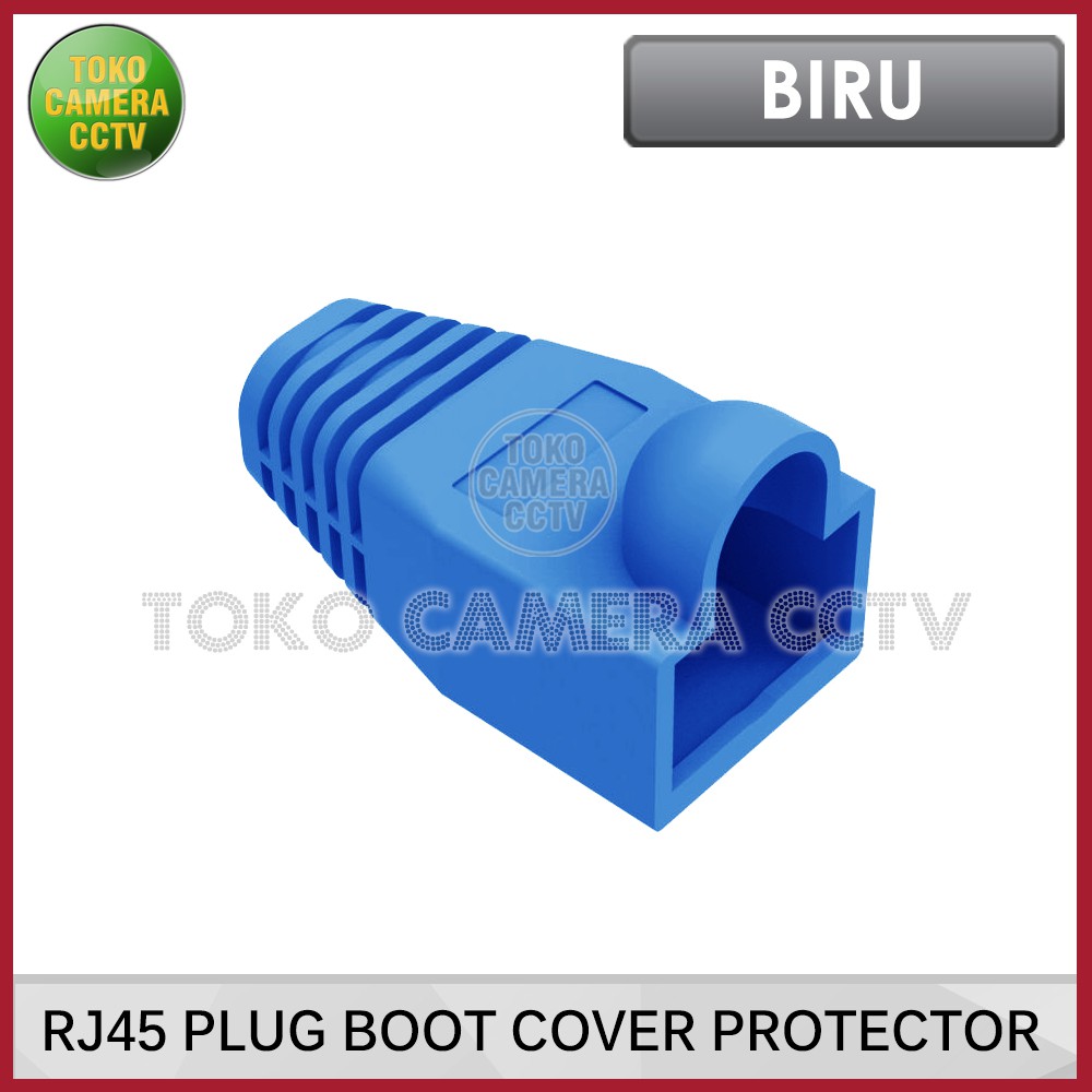 RJ45 PLUG BOOT COVER PROTECTOR CAT 5/CAT6 BIRU