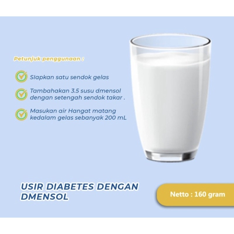 Dmensol 160 gram ( susu nutrisi khusus diabetes )