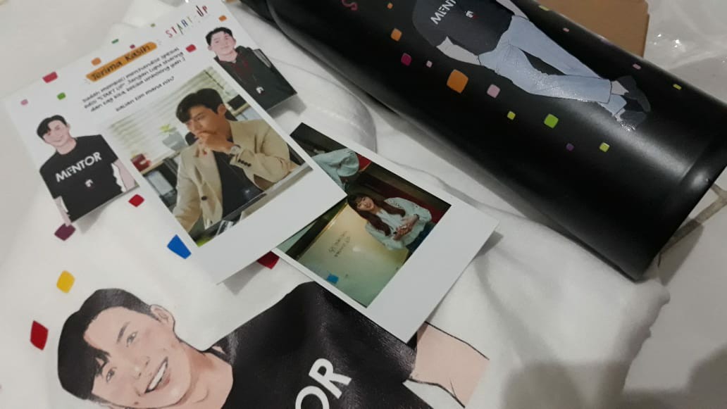 Start Up Merchandise Fan Art Tumbler Termos Dosan Jipyeong Dalmi Merch