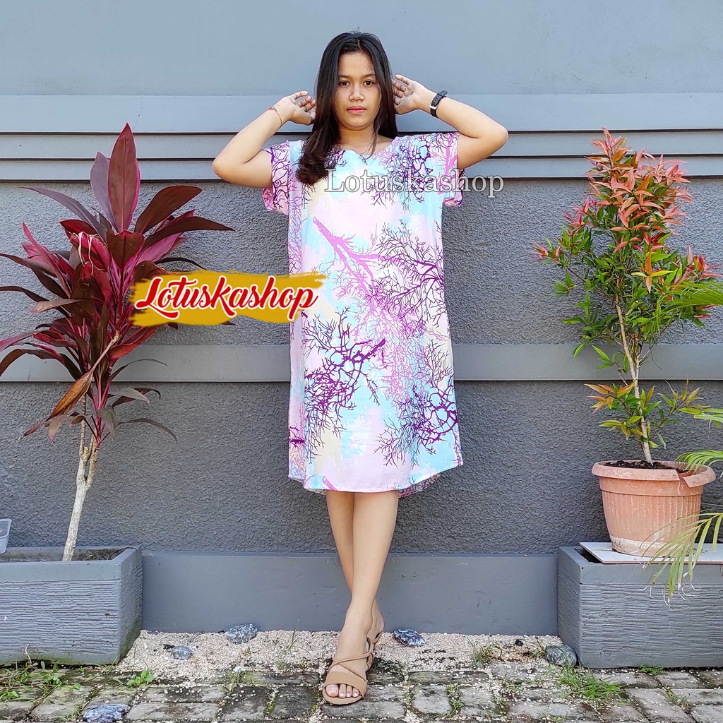 Daster Bali Arnium-Akar Softpink