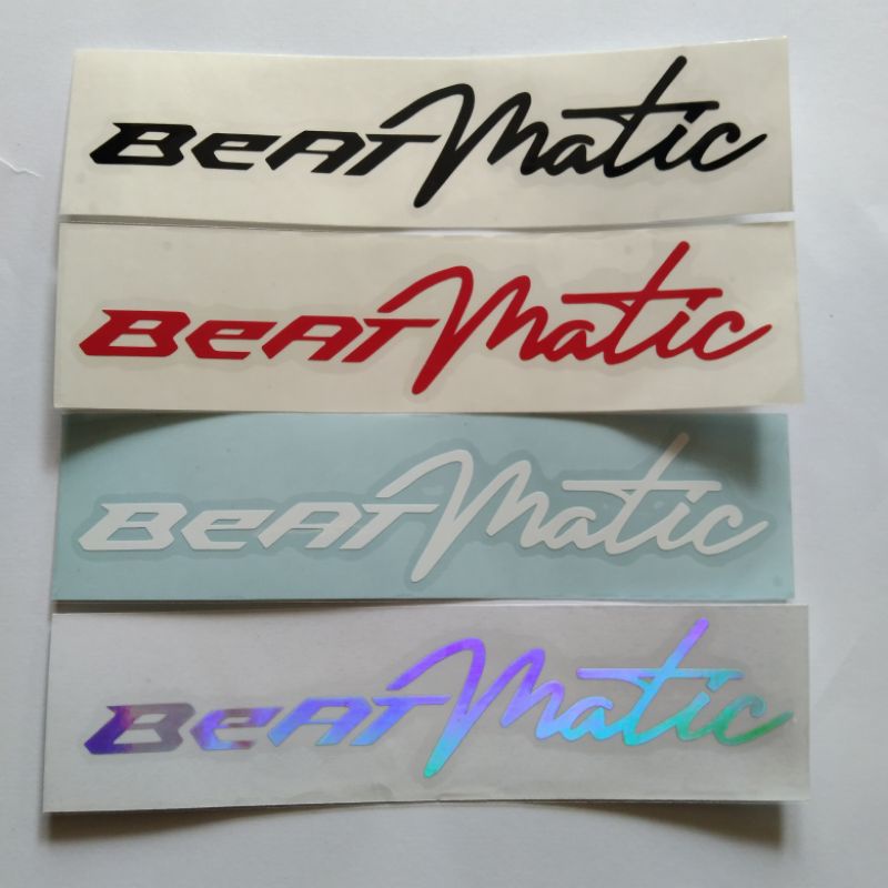 Stiker beat matic cutting skotlet motor