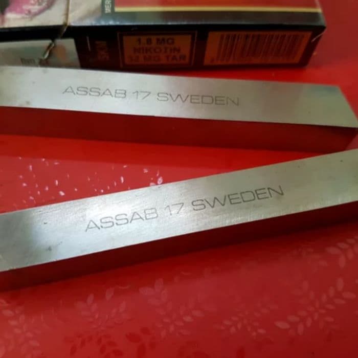 HSS Square Tool Mata Pisau Bubut - HSS ASSAB 17 SWEDEN 5/16 x 4"