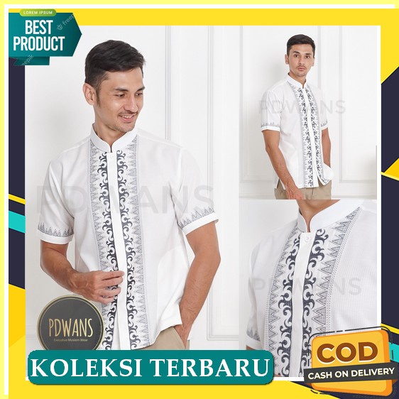 Kgb Jrj- Baju Koko Katun Lengan Panjang Dewasa Size Standar & Big Size Eceran Grosir Orang Tua Bapak