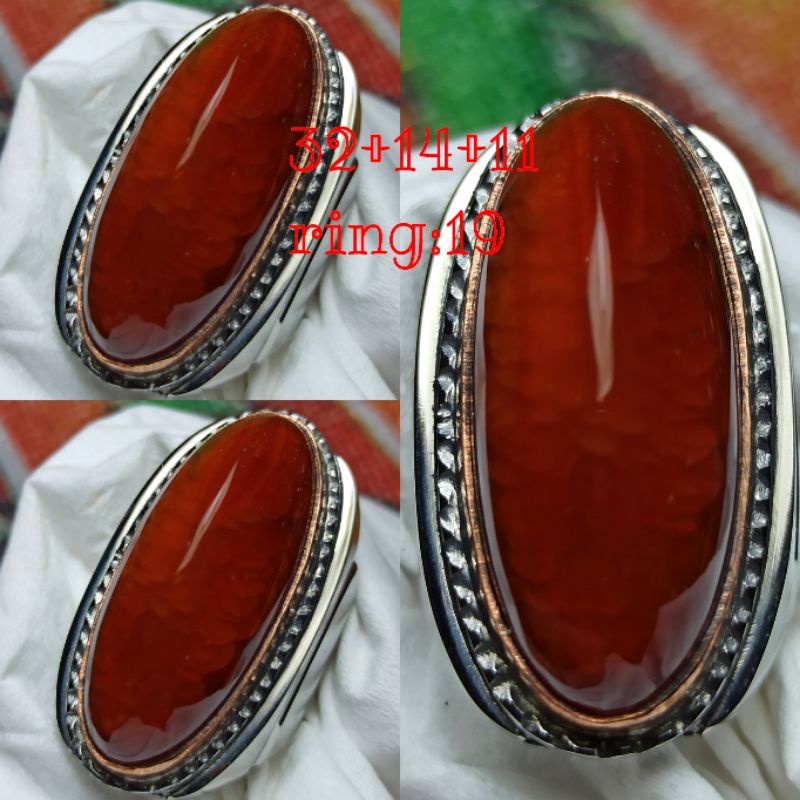 CINCIN BATU PANDAN MERAH SISIK BETOK MURMER