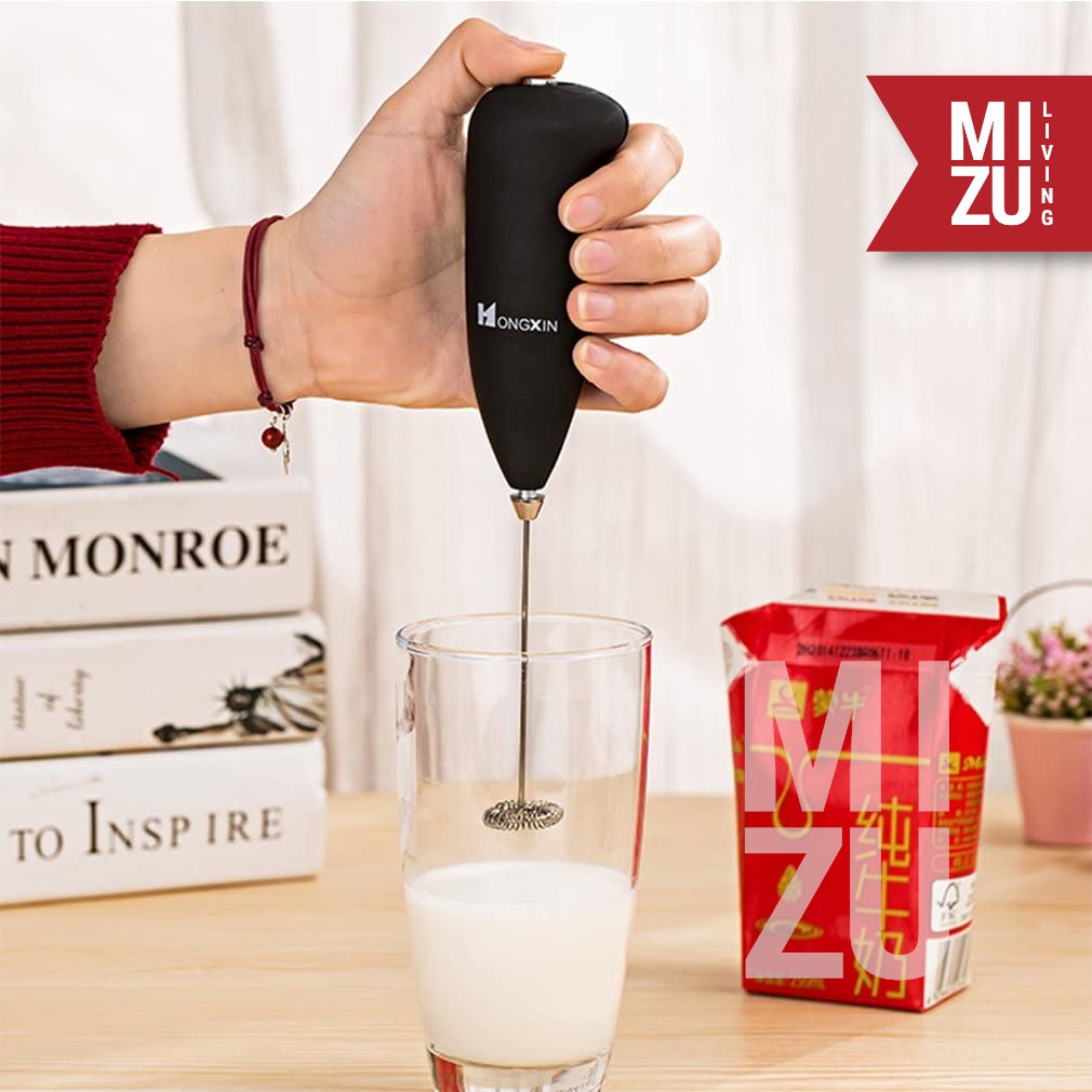 HONGXIN Electric Milk Frother Egg Whisk Mini Hand Mixer Kocokan Telur Susu Elektrik-2