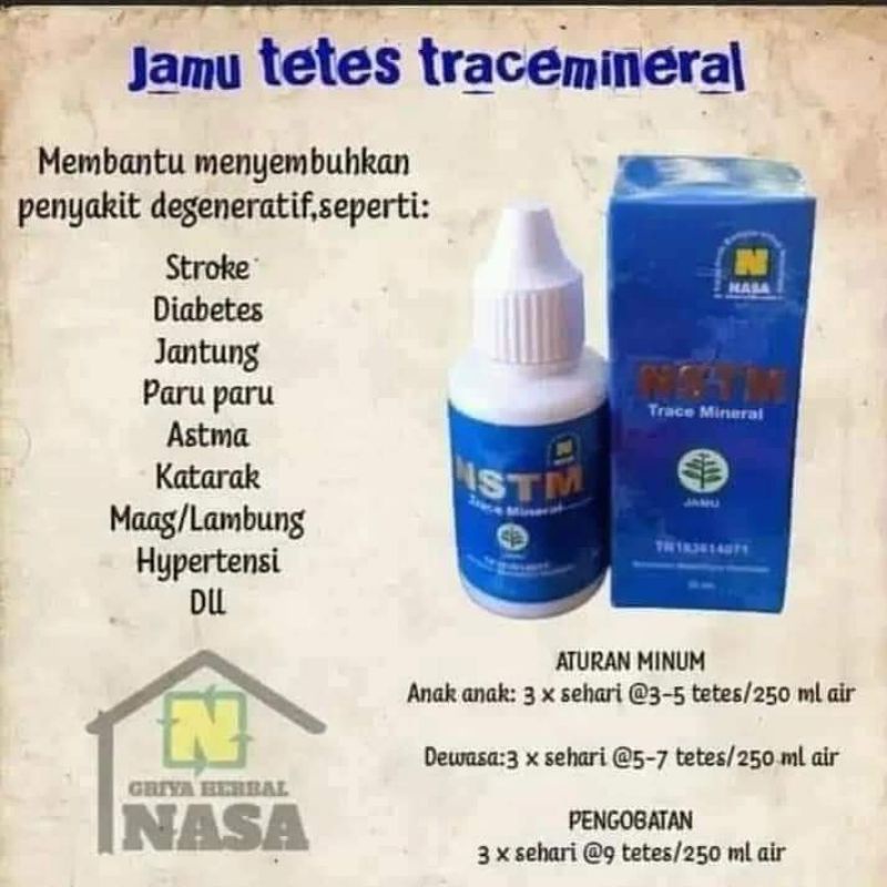 NSTM trace mineral Nasa