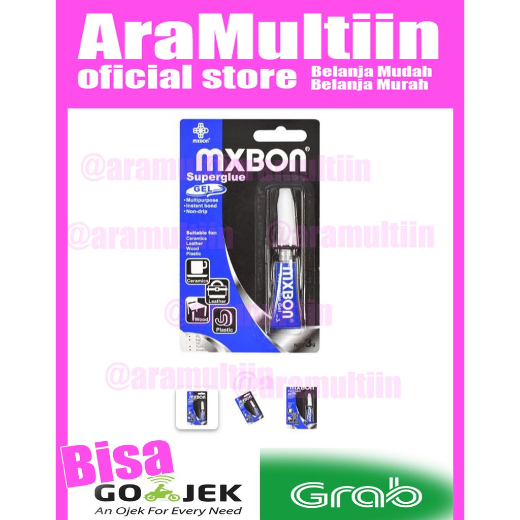

Mxbon Lem Super Glue 3 Ml Transparan