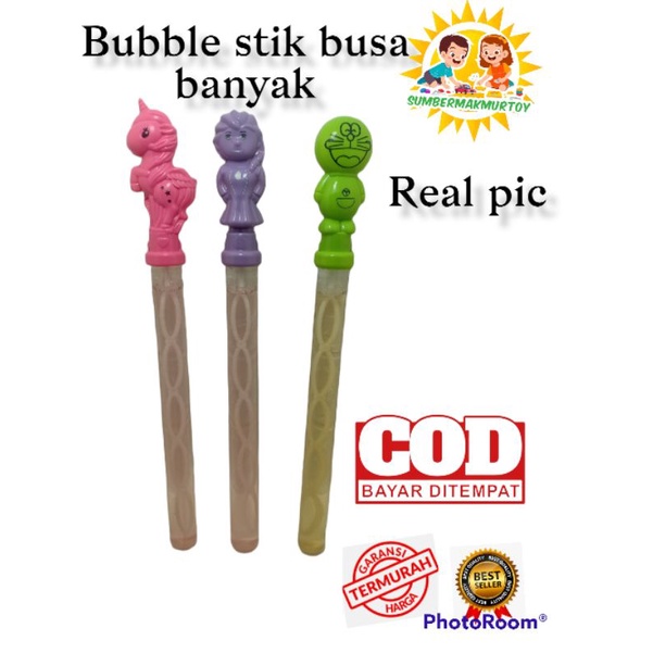 Mainan Edukasi Anak Anak Bubble Stik Busa busa sabun gelembung