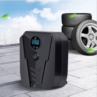 Inflator Pompa Angin Ban Mobil Sepeda Motor Elektrik LCD Display-SUITU