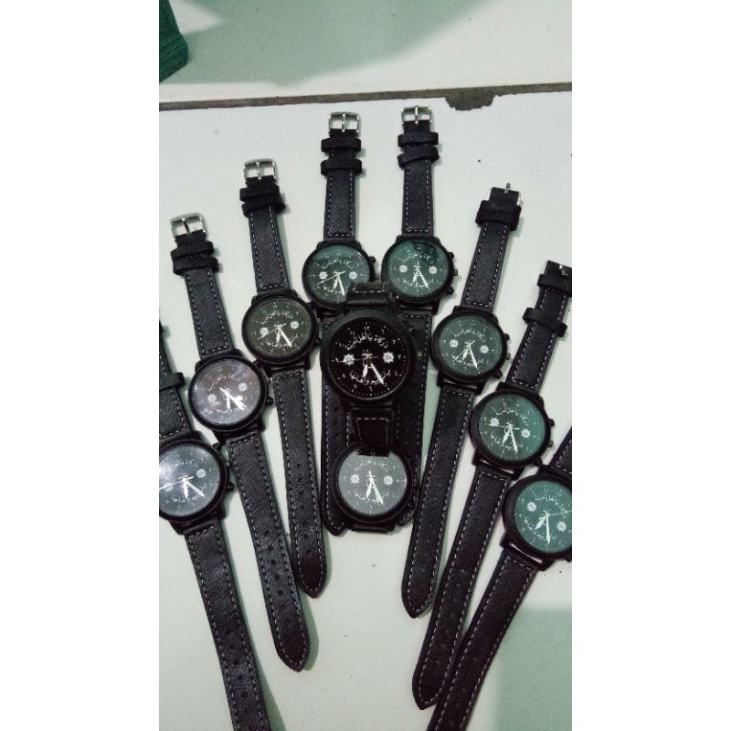 jam tangan pria custom tali kulit