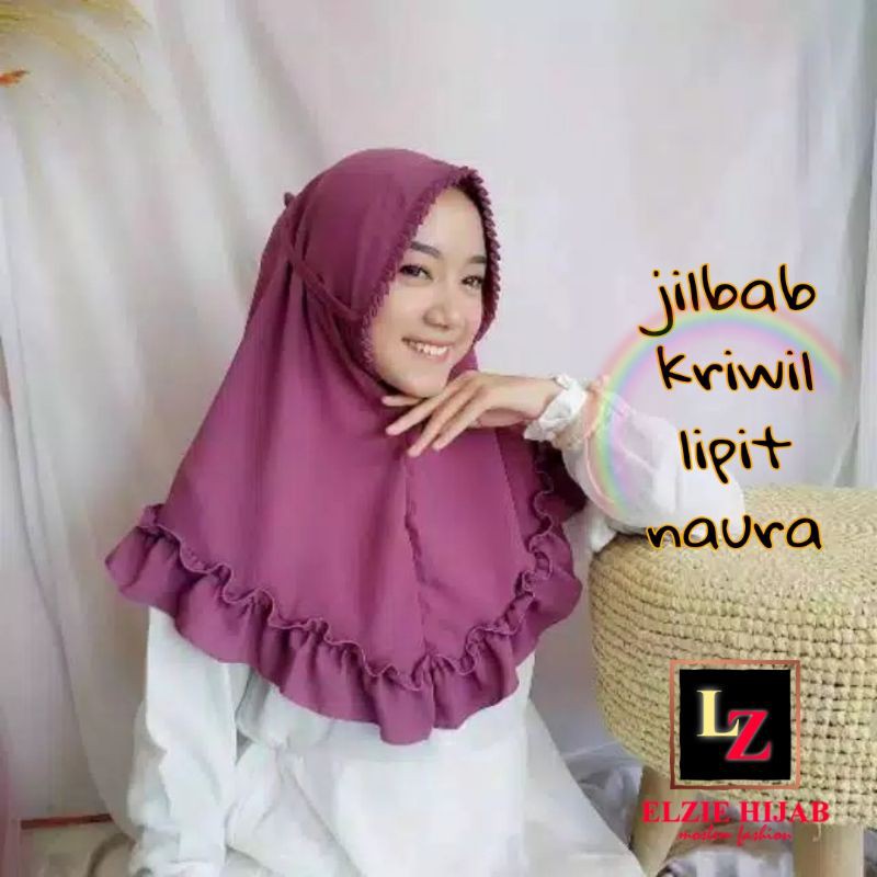 ELZIE HIJAB | HIJAB BERGO REMPEL CANTIK DIAMOND